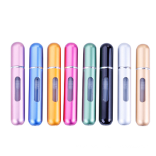 FREE SAMPLE 5ML 8ML Colored Aluminum Refillable Perfume Atomizer Spray Bottle